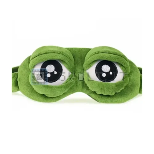 Maschera per Dormire Rana Triste Peluche Cover Occhi Benda
