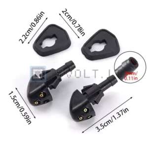 2pz Ugello Tergicristallo Parabrezza Acqua per Suzuki Swift