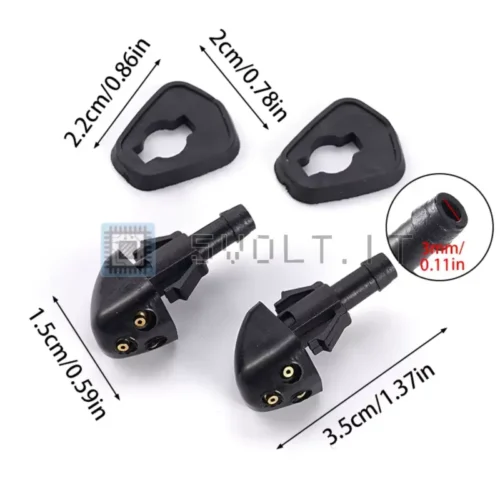 2pz Ugello Tergicristallo Parabrezza Acqua per Suzuki Swift