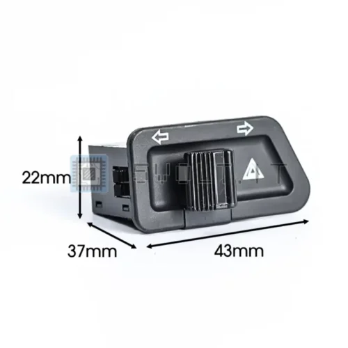 Pulsante Interruttore Frecce Doppio Flash 3 PIN per Moto