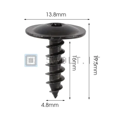 10pz Viti Fissaggio Pararuota Torx per A1 A3 Q3 N90974701