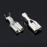 50pz Terminali a Crimpare 6.3mm Maschio Femmina
