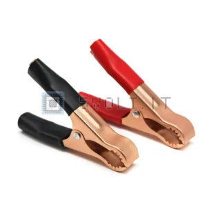 2pz Clip Coccodrillo 50A 80mm Batterie Caravan Auto Morsetti
