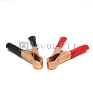 2pz Clip Coccodrillo 50A 80mm Batterie Caravan Auto Morsetti