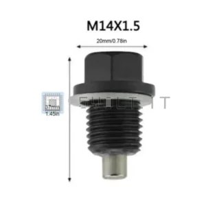 Tappo Scarico Olio Magnetico M14x1.5 Alluminio Guarnizione