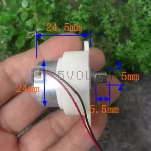 Motoriduttore DC 3-6V 15RPM Giri 32mm Luci Palcoscenico