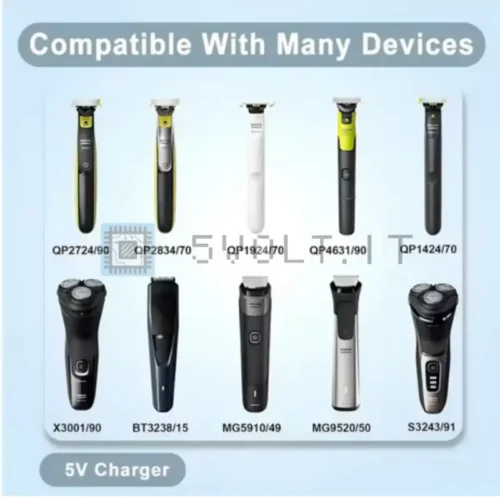 Adattatore USB Type-C per Rasoio Philips OneBlade Norelco
