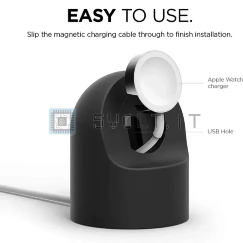 Supporto Silicone Caricabatterie per Apple Watch Series 9a2