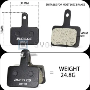 Coppia Pastiglie Freno a Disco per Shimano B01S B03S B05S