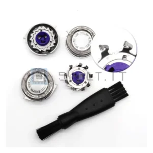 3pz Testina Lama Ricambio per Philips HQ8 HQ850 HQ7120