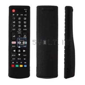 Cover Custodia Silicone Nera per LG AKB75095308