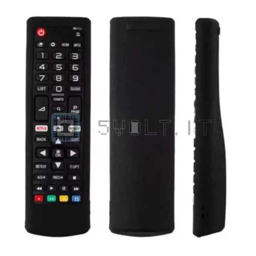 Cover Custodia Silicone Nera per LG AKB75095308