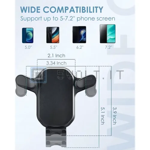Supporto per Telefono Bocchette Aria Gravità 360 Smartphone