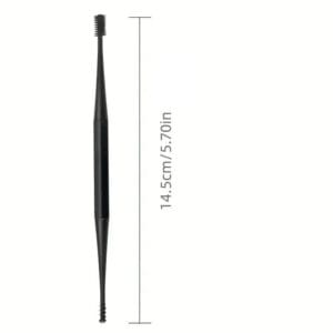 Strumento Per La Pulizia Delle Orecchie Doppia Testa Rotante Sicurezza 1 pezzo - immagine 3