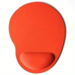 Tappetino del mouse in gomma ergonomico Protegge polso Tappeto mouse arancione