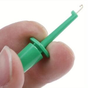 5 cavi utili per tester multimeter con ganci e clip per sonde colore casuale