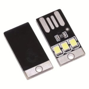3 PEZZI Luce notturna a LED super luminosa mini USB computer portatile 0,5w