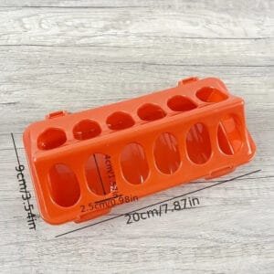 Mangiatoia per Polli e Uccelli a 12 Fori per Quaglie dispenser - immagine 2