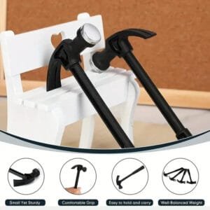 Martello Multifunzionale In Metallo Attrezzo Di Riparazione Manico In Plastica - immagine 2