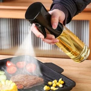 1PZ SPRUZZATORE OLIO DA 6.8 ONCE/200 ML BOTTIGLIA SPRAY SPRUZZINO PER OLIO
