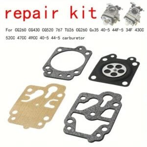 Kit di riparazione carburatore per motosega guarnizione per CG260 CG430 CG520 - immagine 1