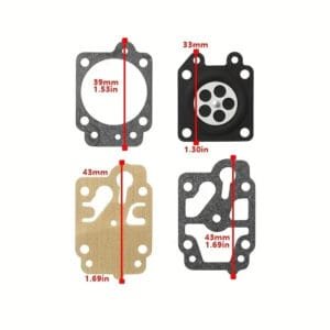 Kit di riparazione carburatore per motosega guarnizione per CG260 CG430 CG520 - immagine 2