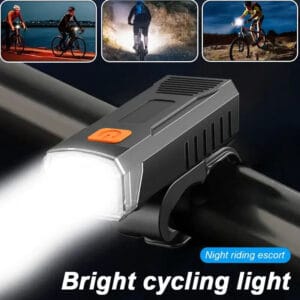 Luce per bicicletta USB ricaricabile multifunzionale a LED Bici ciclismo strada