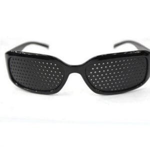 Occhiali Forati A Fori Stenopeici Anti Miopia Protezione Pc Tv Pinhole Glasses
