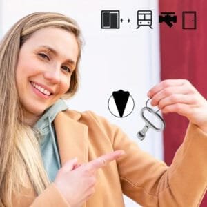 chiave universale per ascensori  chiave esagonale da 1,3 cm impugnatura da 5 cm - immagine 2