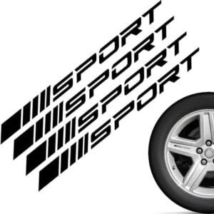 4 pz Adesivi Adesivi Decorativi Per Cerchi Ruote Sportive Da Corsa sport