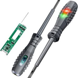 penna Misuratore 2-in-1 con Cacciavite con Punte a Taglio LED tester tensione - immagine 1