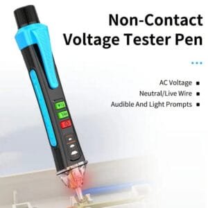 Penna Tester di Tensione Non-Contatto Sensore di Campo Elettrico AC da 12-1000V - immagine 2