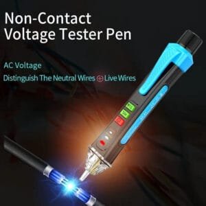 Penna Tester di Tensione Non-Contatto Sensore di Campo Elettrico AC da 12-1000V - immagine 3