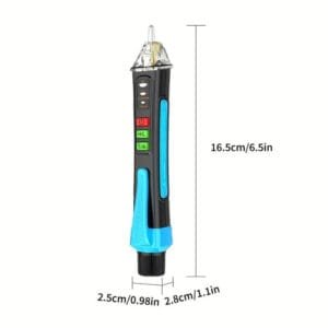 Penna Tester di Tensione Non-Contatto Sensore di Campo Elettrico AC da 12-1000V - immagine 4