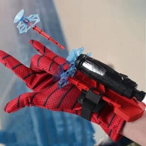 GUANTO SPIDERMAN LAUNCHER GLOVE SPARA RAGNATELE GIOCHI PER BAMBINI IDEA REGALO