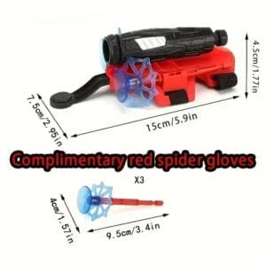 GUANTO SPIDERMAN LAUNCHER GLOVE SPARA RAGNATELE GIOCHI PER BAMBINI IDEA REGALO - immagine 3
