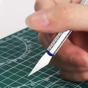 Coltello Per Intaglio In Metallo Penna taglio Della Carta Gadget Precisione - immagine 1