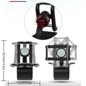 Supporto Per Telefono Cellulare Universale Multifunzionale Per Auto - immagine 4