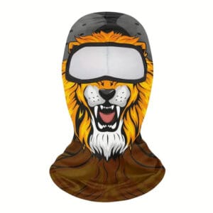 Passamontagna balaclava Maschera Viso Versatile Con Design moto casco leone