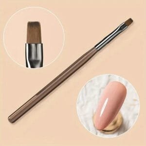 Pennello per Nail Art per Smalto Disegnare e Creare Disegni punta piatta