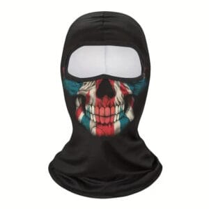 Passamontagna balaclava Maschera Viso Versatile Con Design moto casco teschio