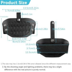 Protezione Cambio Moto in Pelle Marrone Regolabile Antiscivolo Scarpe - immagine 3