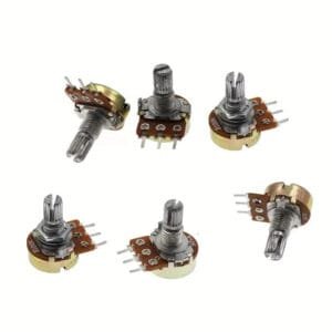 10 Pezzi 15MM 3Pin WH148 Kit Di Potenziometro B1K/10K/20K/50K/100K 1M Audio