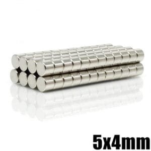 50 MAGNETI NEODIMIO 5x4 MM CALAMITA POTENTE FIMO CERAMICA MAGNETE CALAMITE