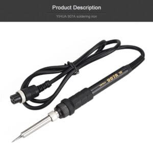 MICROSTILO SALDATORE 907A RICAMBIO STAZIONE SALDANTE PER YIHUA 8786D 952D 936 - immagine 2