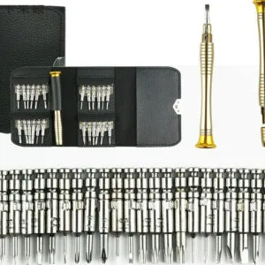Set 25 Mini Cacciaviti di Precisione Kit Riparazione Laptop Smartphone Computer