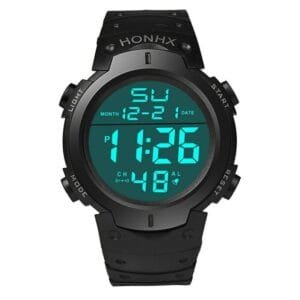 Orologio Uomo Unisex HONHX LED Altissima Qualita LCD Sport Fitness Cronometro - immagine 1