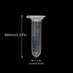 25ml Tubi Centrifugati in Plastica 2ml con Coperchio Scatto - immagine 3