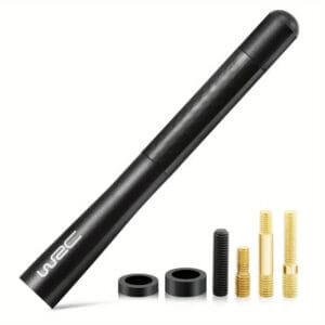 Kit Universale per Auto Antenna Radio Corta in Fibra di Carbonio e Metallo