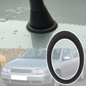Guarnizione Universale in Gomma per Base Antenna per opel per honda Auto Nero